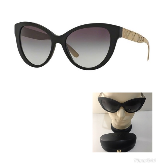 Burberry BE4220F Sunglasses - Matte Black (34648G) - Picture 1 of 8